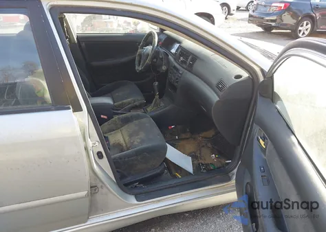 2003 Toyota Corolla S из США, поврежденный, VIN 1NXBR32E73Z106799